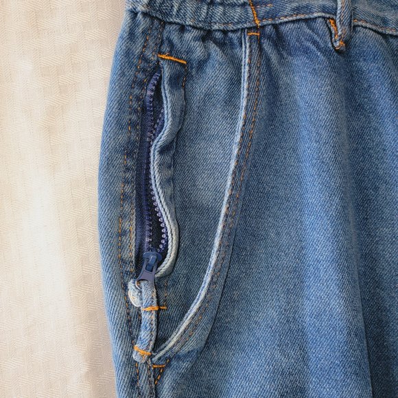 Tri Wasit Comfort System Men 38 Cargo Medium Wash Casual Denim Blue Jean Shorts - Picture 4 of 9